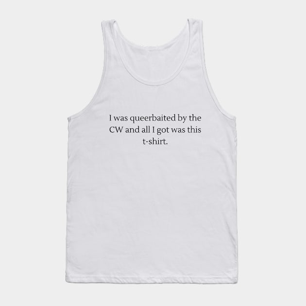 Queerbaited T-Shirt - Light Tank Top by madelinerose67